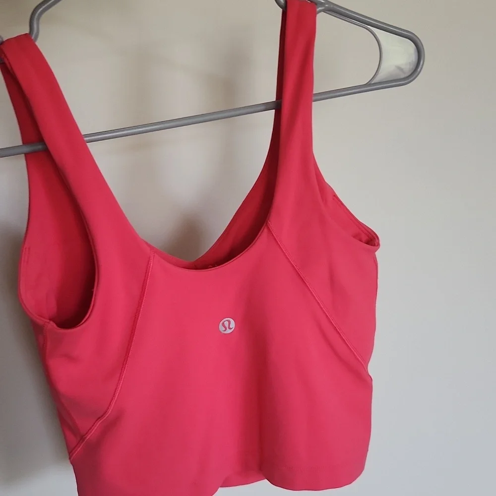 Lululemon Align Tank Top Lip Gloss Pink Size 2 Excellent Condition - Picture 3 of 8